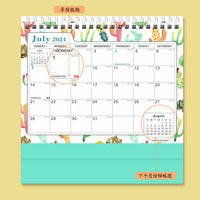 HKM-262227 2025 Custom Solid Daily Desk Calendar - Portable DIY Planner for Organising Notes and Schedules