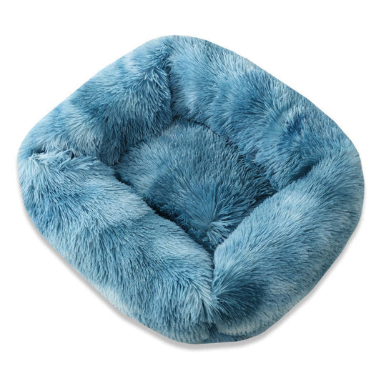 HKM-262291 Plush Warm Pet Nest Cushion with Oxford Backing - Multiple Sizes and Colors Available