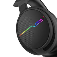 HKM-262291 Siberian V20 Wired Gaming Headset with 7 Color LED Lighting and Dual 3.5mm Connectors