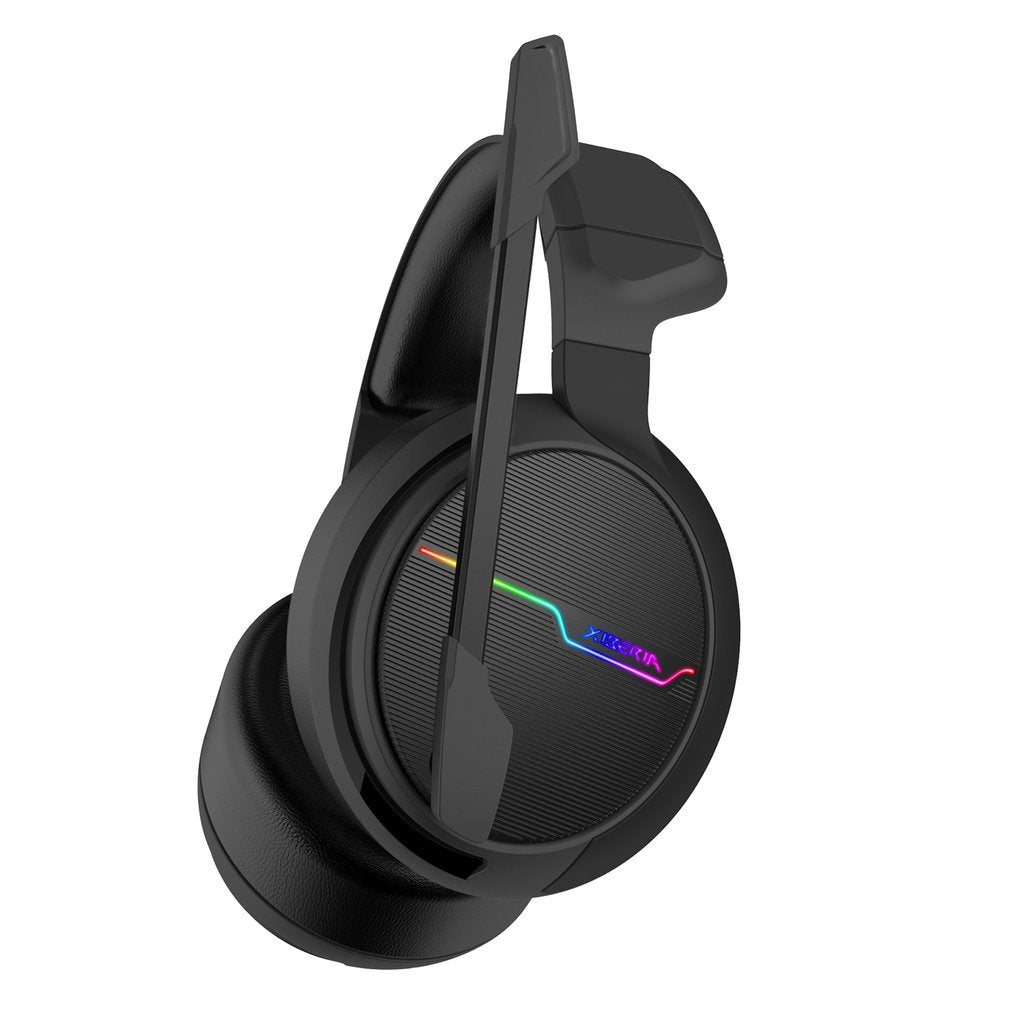 HKM-262291 Siberian V20 Wired Gaming Headset with 7 Color LED Lighting and Dual 3.5mm Connectors