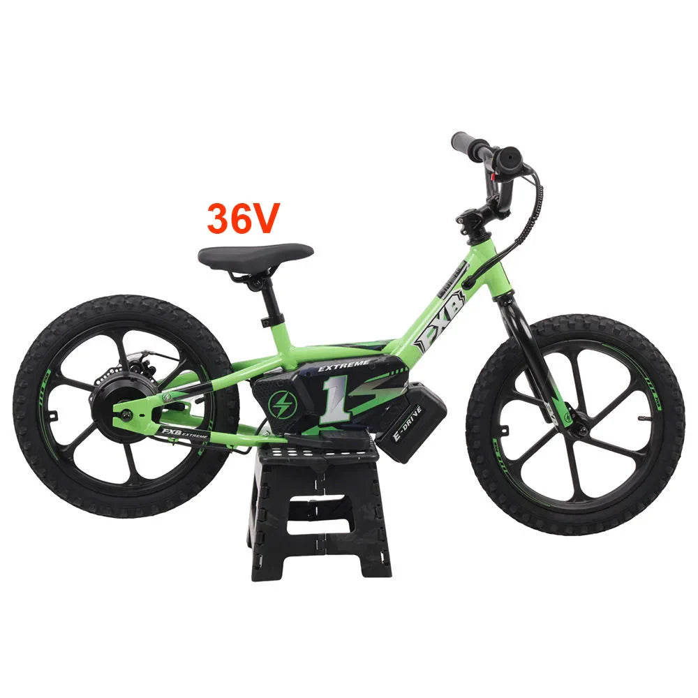 HKM-262355 16-Inch Electric Balance Bike for Kids, 350W Motor, Aluminum Frame, Disc Brakes, 60 kg Load Capacity, Ages 5-8