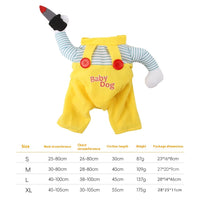 HKM-2624061 Creative Yellow Cat Assassin Costume - Polyester Apparel for Cats in Various Sizes