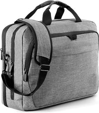 HKM-262483 15.6-Inch Waterproof Laptop Briefcase with Lock - Professional Business Messenger Bag for Men