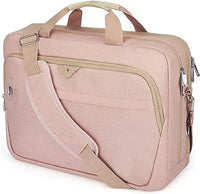 HKM-262483 15.6-Inch Waterproof Laptop Briefcase with Lock - Professional Business Messenger Bag for Men