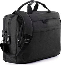 HKM-262483 15.6-Inch Waterproof Laptop Briefcase with Lock - Professional Business Messenger Bag for Men