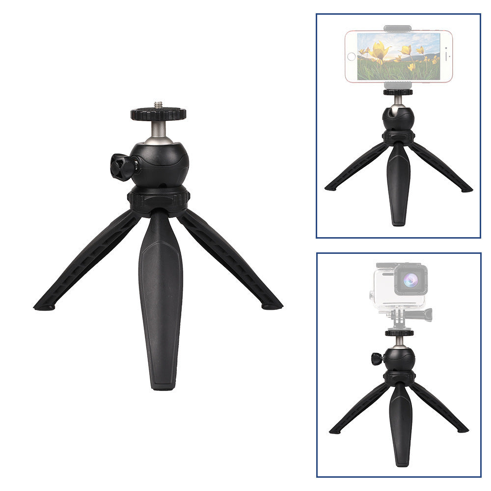 HKM-262483 Adjustable Aluminum Alloy Tripod Stand for Cameras, Phones & Microphones