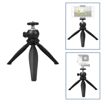 HKM-262483 Adjustable Aluminum Alloy Tripod Stand for Cameras, Phones & Microphones