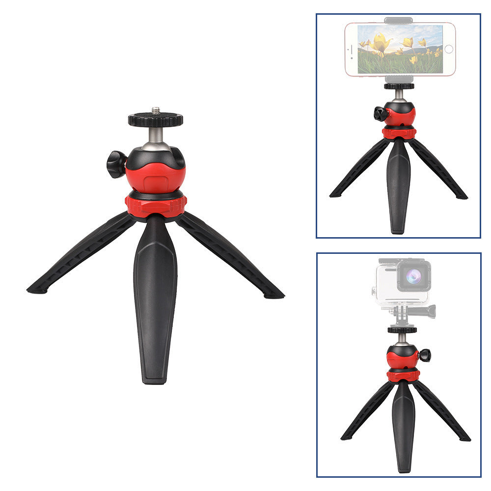 HKM-262483 Adjustable Aluminum Alloy Tripod Stand for Cameras, Phones & Microphones