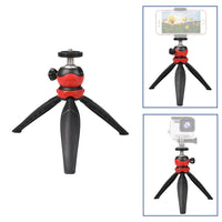 HKM-262483 Adjustable Aluminum Alloy Tripod Stand for Cameras, Phones & Microphones