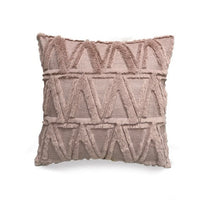 HKM-262483 Plush Solid Color 45x45cm Cushion Cover Made from High-Quality Quilted Polyester