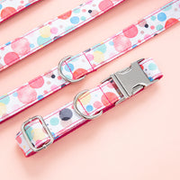 HKM-2626237 Bubble Pet Collar and Leash Set - Durable Polyester Towing Rope and Collar Combination