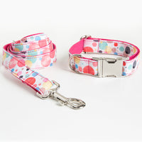 HKM-2626237 Bubble Pet Collar and Leash Set - Durable Polyester Towing Rope and Collar Combination