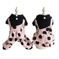 HKM-2627005 Couple's Casual Pet Clothing with Lapel Shoulder Strap for Dogs and Cats