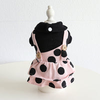 HKM-2627005 Couple's Casual Pet Clothing with Lapel Shoulder Strap for Dogs and Cats