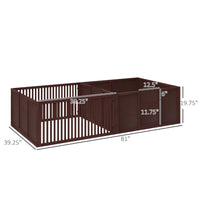 HKM-2627901 Puppy Whelping Box with Two-Room Design for Comfort and Security