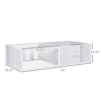 HKM-2627901 Puppy Whelping Box with Two-Room Design for Comfort and Security