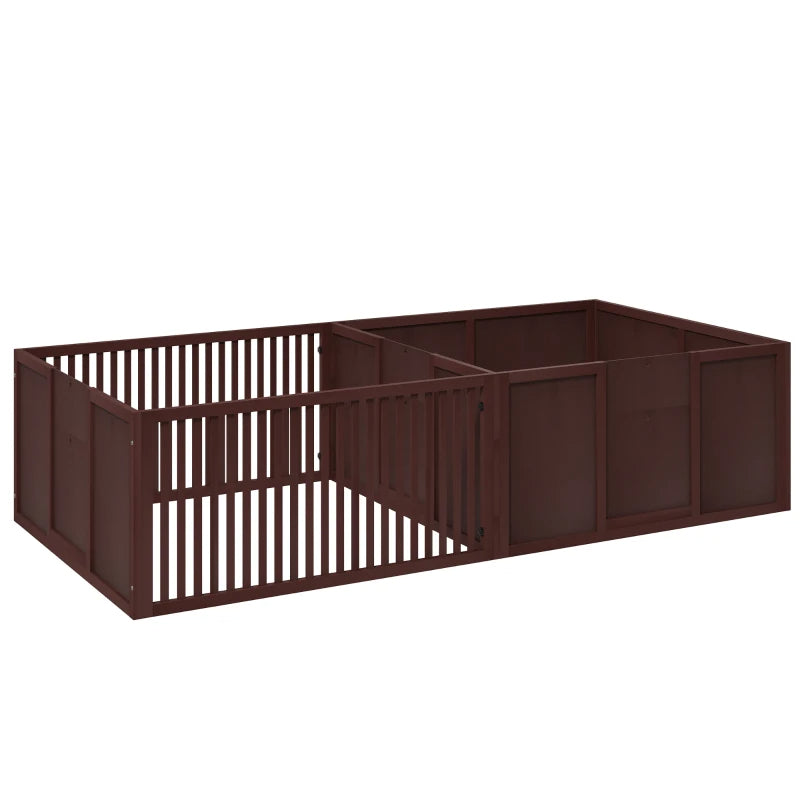 HKM-2627901 Puppy Whelping Box with Two-Room Design for Comfort and Security