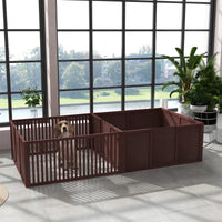HKM-2627901 Puppy Whelping Box with Two-Room Design for Comfort and Security