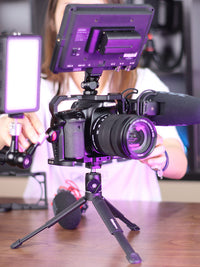HKM-262803 Spherical Gimbal Tripod Stand for SLR Micro Camera, 2-Section, Supports 2-5kg