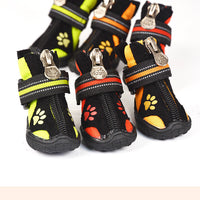 HKM-2629053 Soft-Soled Suede Dog Shoes - Waterproof, Non-Slip, Warm, and Wear-Resistant
