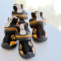 HKM-2629053 Soft-Soled Suede Dog Shoes - Waterproof, Non-Slip, Warm, and Wear-Resistant