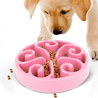HKM-2629693 Non-Slip Pet Dog Slow Feeder Bowl - Eco-Friendly Anti-Gulping Design for All Dog Sizes