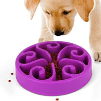 HKM-2629693 Non-Slip Pet Dog Slow Feeder Bowl - Eco-Friendly Anti-Gulping Design for All Dog Sizes