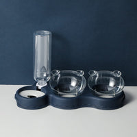 HKM-2632381 Automatic Pet Double Bowl with Fresh Water System and Innovative Sink Partitions