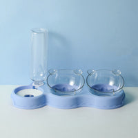 HKM-2632381 Automatic Pet Double Bowl with Fresh Water System and Innovative Sink Partitions