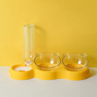 HKM-2632381 Automatic Pet Double Bowl with Fresh Water System and Innovative Sink Partitions