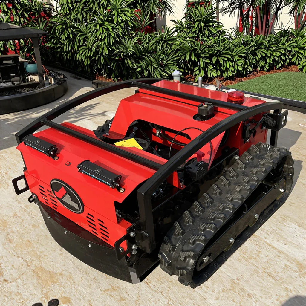 HKM-263443 Remote Control All-Terrain Lawn Mower with 360° Rotation for Garden Maintenance