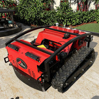 HKM-263443 Remote Control All-Terrain Lawn Mower with 360° Rotation for Garden Maintenance
