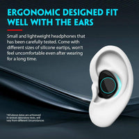 HKM-263571 Wireless Bluetooth Headphones with 5.0 Compatibility for iPhone and Android Devices
