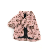 HKM-2636349 Leopard Print Dog Coat for Spring and Autumn, Cotton Material, Japanese and Korean Style