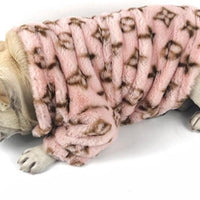 HKM-2636349 Leopard Print Dog Coat for Spring and Autumn, Cotton Material, Japanese and Korean Style