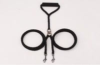 HKM-2637757 Durable Hand-Knitted Double-Ended Dog Leash with Padded Handle for Outdoor Use
