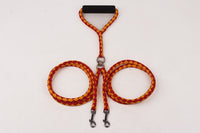 HKM-2637757 Durable Hand-Knitted Double-Ended Dog Leash with Padded Handle for Outdoor Use