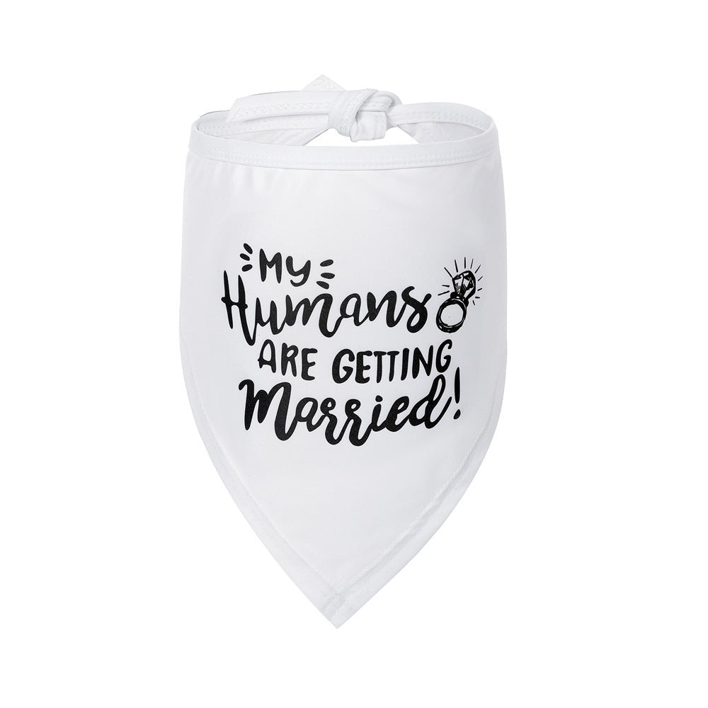 HKM-263955 Triangle Pet Scarf and Saliva Towel, Geometric Polyester Bandana for Dogs and Cats, Four Seasons Wear