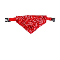 HKM-2639933 Small Dog/Cat Polyester Triangle Scarf Collar - Pink, Black, Dark Blue, Bright Red