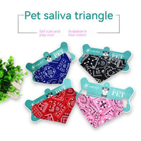 HKM-2639933 Small Dog/Cat Polyester Triangle Scarf Collar - Pink, Black, Dark Blue, Bright Red