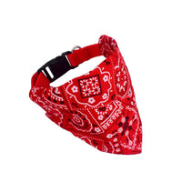 HKM-2639933 Small Dog/Cat Polyester Triangle Scarf Collar - Pink, Black, Dark Blue, Bright Red