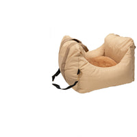 HKM-2640189 Multifunctional Car Kennel Seat Cushion for Pets Up to 10kg, Available in Gray and Brown