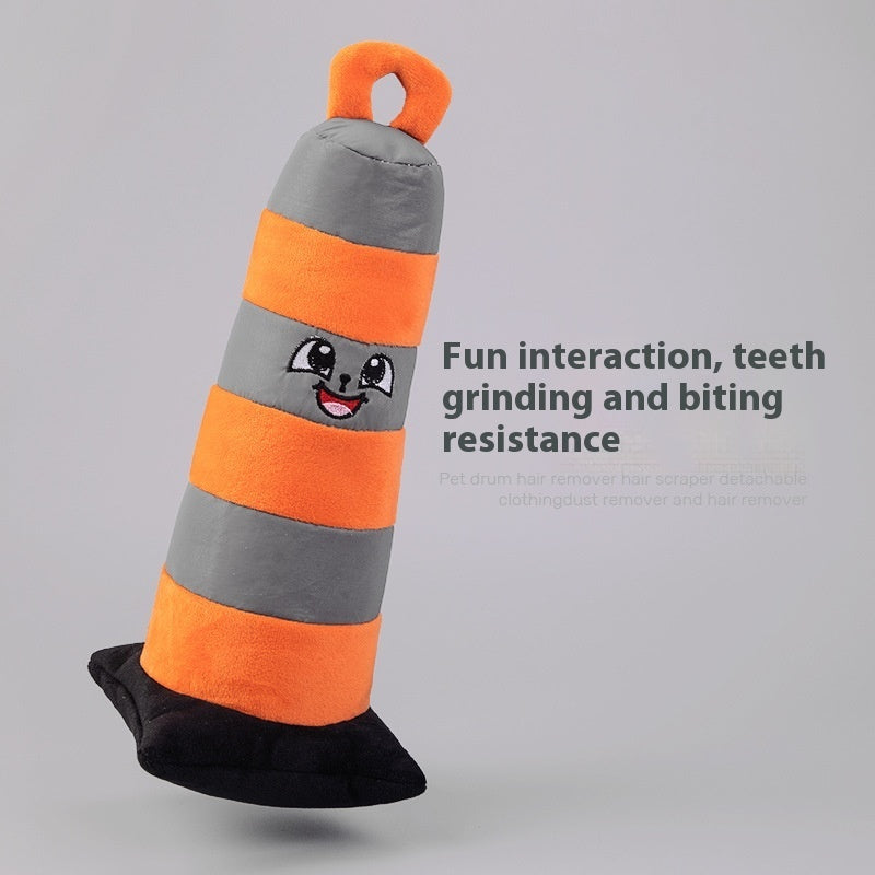 HKM-2642109 Interactive Plush Roadblock Toy for Dog Agility Training and Cat Play