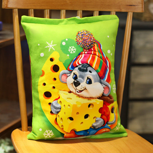 HKM-264211 Personalized Plush Food-Themed Toy Pillow - Super Soft and Cozy for Youth