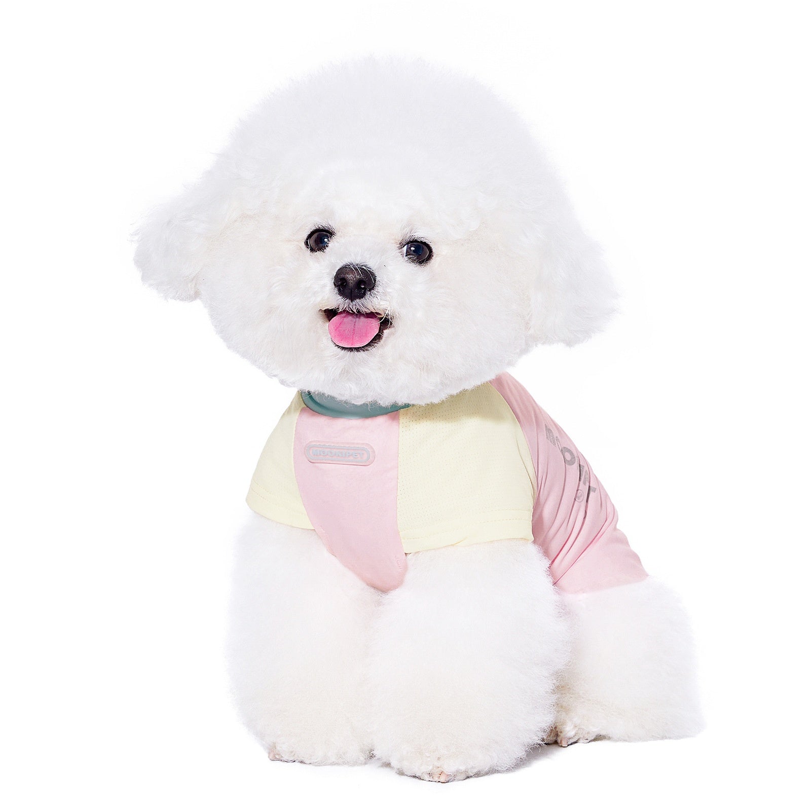 HKM-2642493 Casual Pink Dog Clothes for Small Bichon Schnauzers in Multiple Sizes