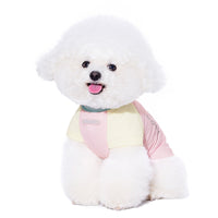 HKM-2642493 Casual Pink Dog Clothes for Small Bichon Schnauzers in Multiple Sizes