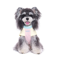 HKM-2642493 Casual Pink Dog Clothes for Small Bichon Schnauzers in Multiple Sizes