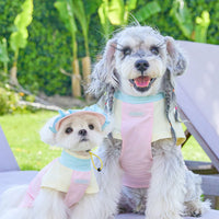 HKM-2642493 Casual Pink Dog Clothes for Small Bichon Schnauzers in Multiple Sizes