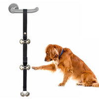 HKM-2643517 Dog Doorbell with Lanyard for Pet Training - 2.5m Cloth Leash with Bell