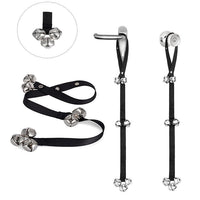 HKM-2643517 Dog Doorbell with Lanyard for Pet Training - 2.5m Cloth Leash with Bell